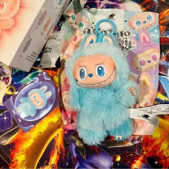 POPMART Labubu The Monster 3.0 Big Into Energy Plush Hope Authentic - Picture 2 of 9